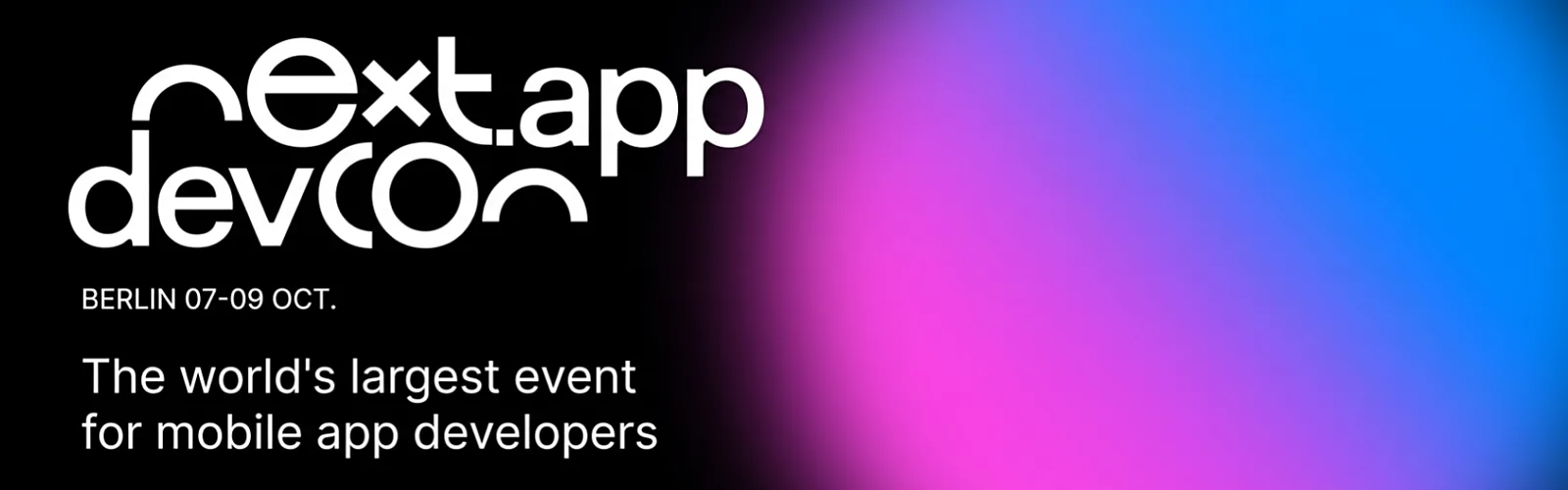 Next.app devcon 2026 header