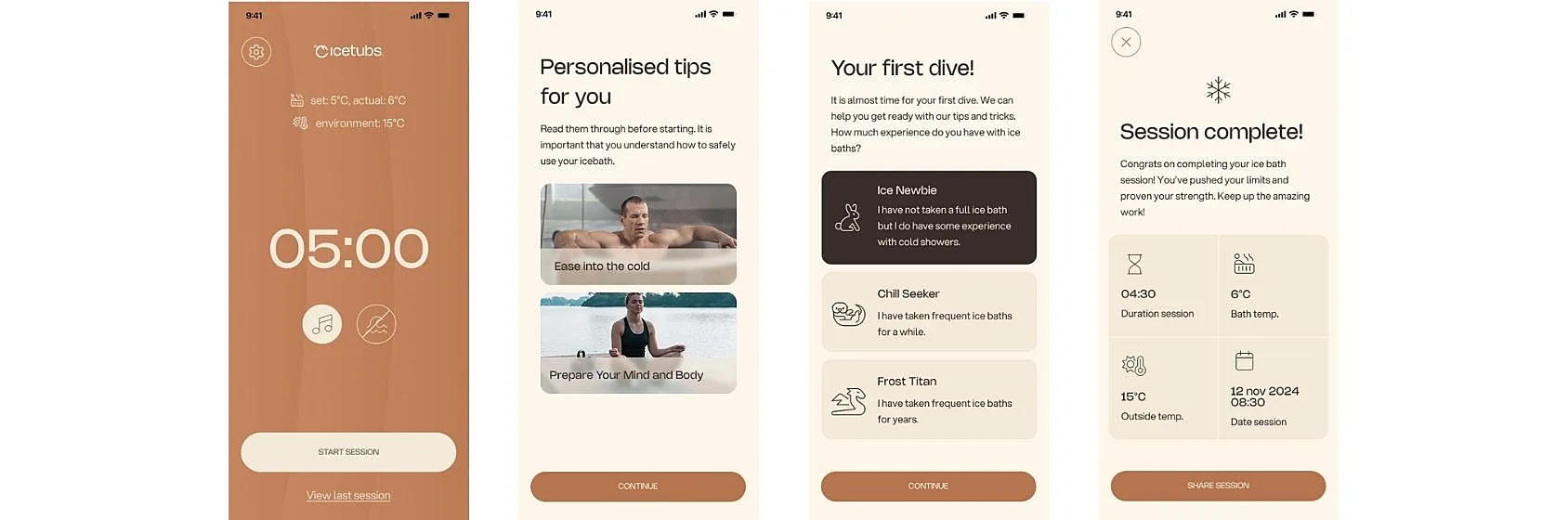 Icetub app homescreen Dawn Technology case