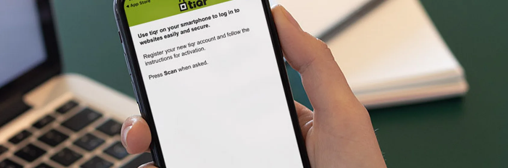 TIQR: snel en veilig inloggen zonder wachtwoord Dawn Technology