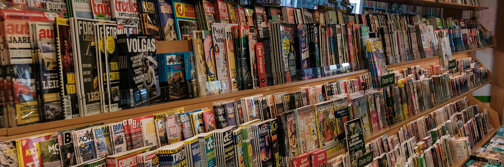 media trendreport publishing magazines op displays uitgevers dawn technology