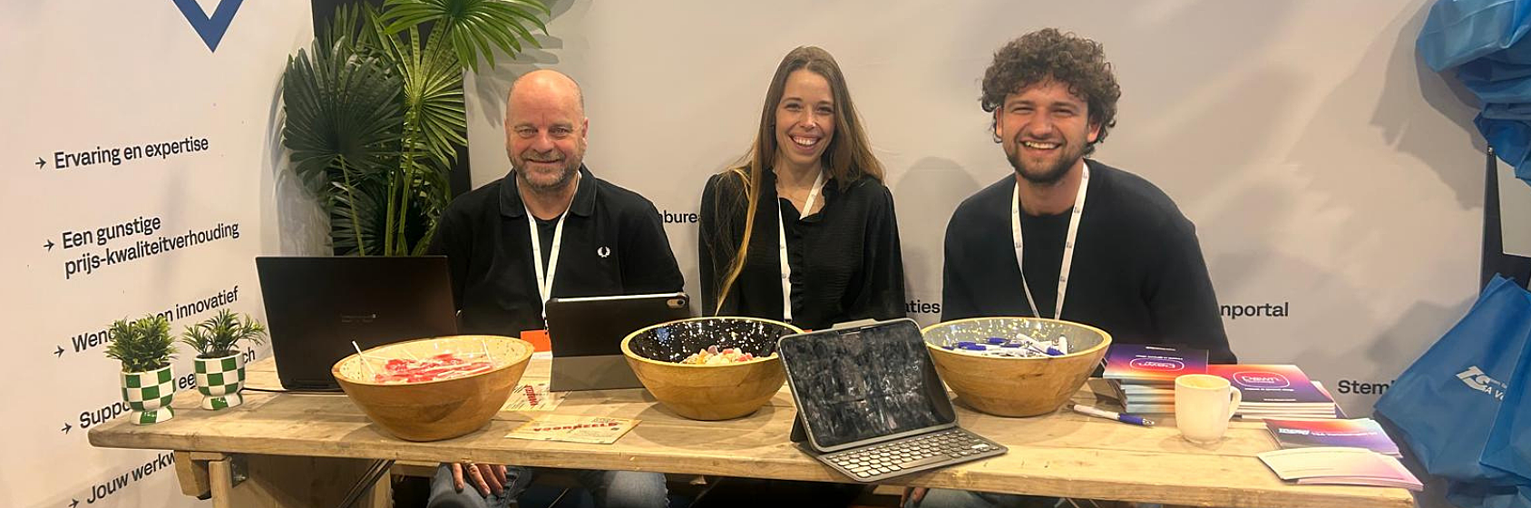Collega's Dawn Technology bij NVVB Jaarcongres