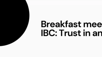 Breakfast meeting at IBC Trust in an AI Era header foto