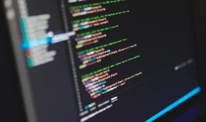 Laptop with code